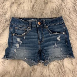 AEO midi shorts
